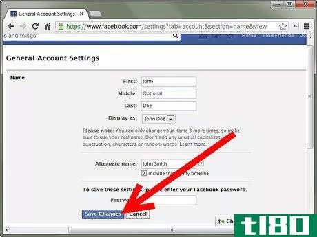 Image titled Change Your Name on Facebook So People Can Search Your Maiden or Married Name Step 7