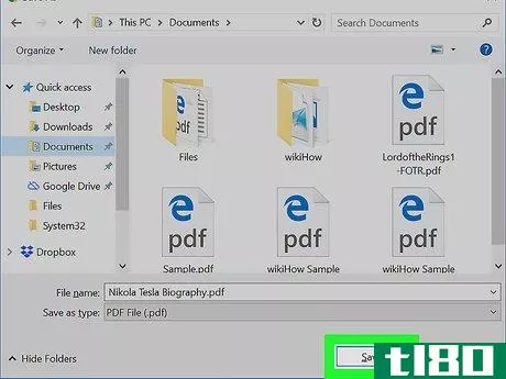 Image titled Convert a Google Doc to a PDF on PC or Mac Step 7