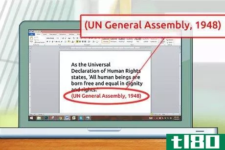 Image titled Cite the Universal Declaration of Human Rights Step 2