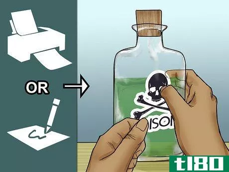 Image titled Create a Fake Vial of Poison Step 4