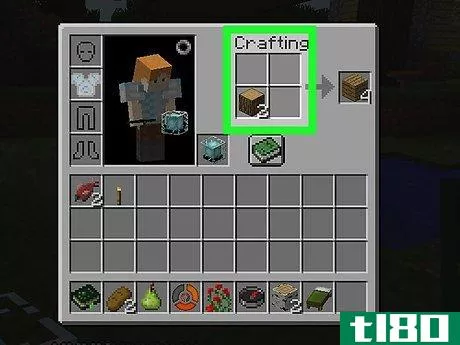如何在minecraft上制作一个注释块(craft a note block on minecraft)