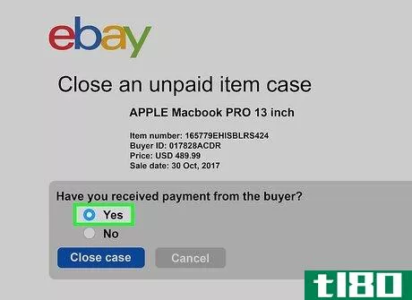 Image titled Close a Case on eBay Step 8