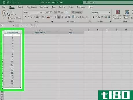 Image titled Create an Index in Excel Step 9