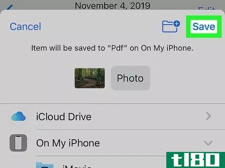 Image titled Convert a Photo to PDF on an iPhone Step 9