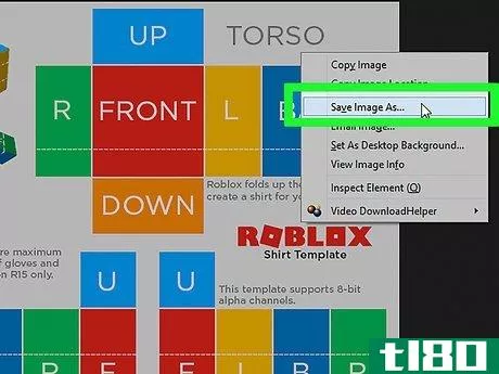 Image titled Create a Shirt in ROBLOX Step 3