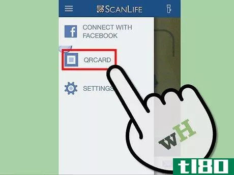 Image titled Create a Customized Contact Card with a QR Code on ScanLife for iPhone Step 4