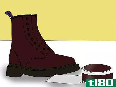 Image titled Clean, Polish and Lace Dr. Martens Boots Step 2