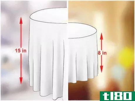 Image titled Choose a Tablecloth Size Step 1