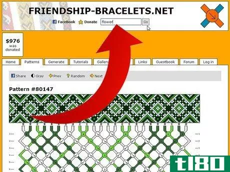 Image titled Choose a Pattern on Friendship–Bracelets.net Step 8