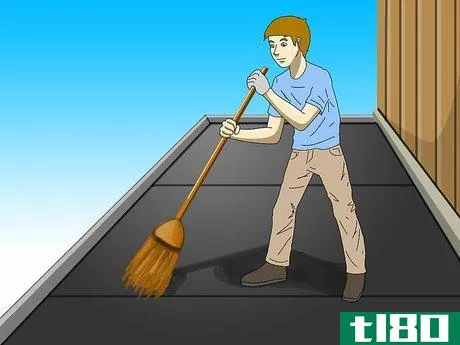 Image titled Clean a Rubber Roof Step 5