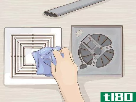 Image titled Clean a Bathroom Fan Step 4