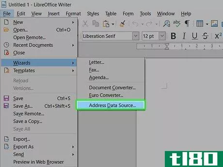Image titled Convert a LibreOffice Spreadsheet Into a Database for Mail Merge Documents Step 6