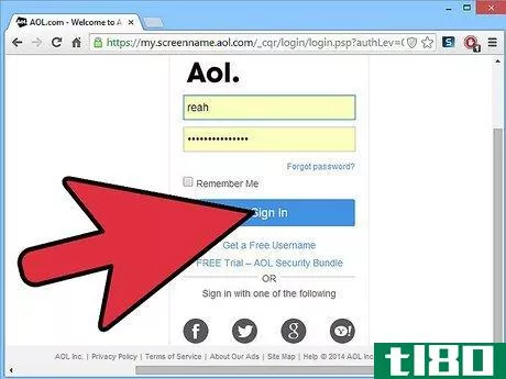 Image titled Change Your Account Recovery Settings on AOL Mail Step 1