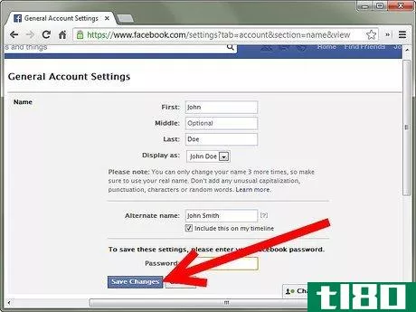 Image titled Change Your Name on Facebook So People Can Search Your Maiden or Married Name Step 9