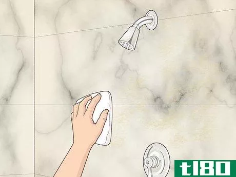 Image titled Clean a Marble Shower Step 12