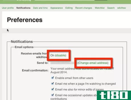 Image titled WikiHow email options