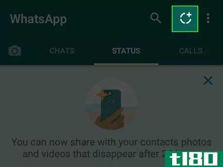 Image titled Create a Status on Whatsapp Step 3