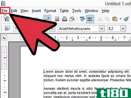 Image titled Create a PDF File with OpenOffice Step 4