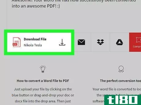 Image titled Convert a Microsoft Word Document to PDF Format Step 5