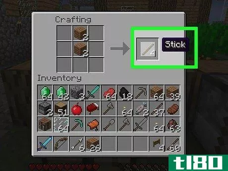 Image titled Craft a Fence in Minecraft Step 2