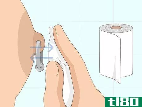 Image titled Clean a Nipple Piercing Step 6