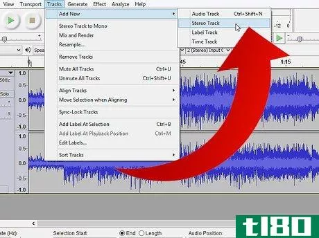 Image titled Change a Mono Track Into Stereo Track Using Audacity Step 4