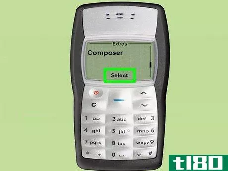 Image titled Create a Ringtone With Nokia Composer on the Cell Phone Itself Step 1