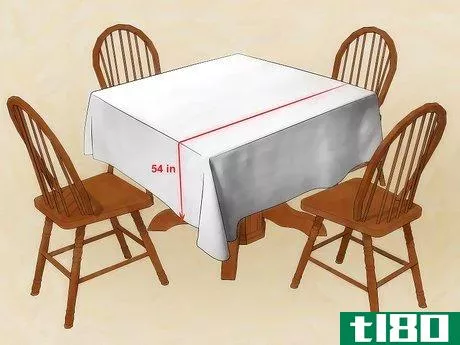 Image titled Choose a Tablecloth Size Step 6