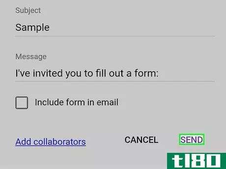 Image titled Create a Google Form on Android Step 19