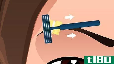 Image titled Create Eyebrow Slits Step 4