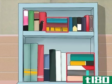 Image titled Declutter a Bookshelf Step 14