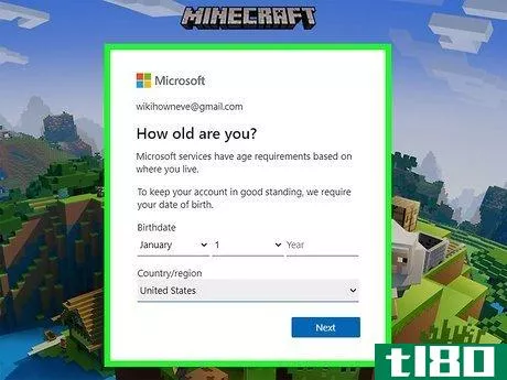Image titled Create a Minecraft Account Step 7