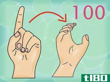 Image titled Count to 100 in American Sign Language Step 12