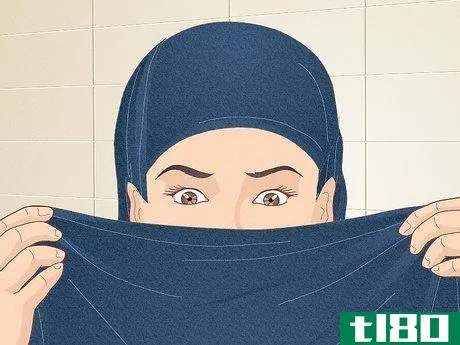 Image titled Cover Your Face with a Hijab Step 7