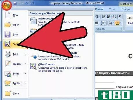 Image titled Create a Template in Microsoft Word 2007 Step 3