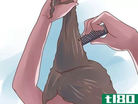 Image titled Wrap Your Hair While Wet and Still Have It Come out Nice and Straight (for African American Hair) Step 4