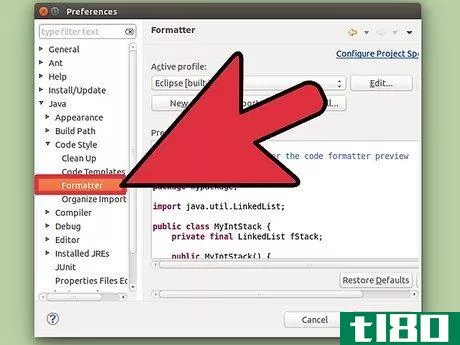 Image titled Change the Default Format Settings in Eclipse Step 2