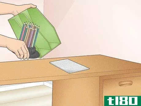 Image titled Clean Up Your Desk Step 1
