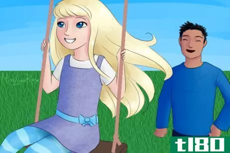 Image titled Man Pushes Girl on a Swing.png