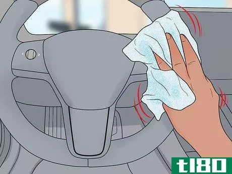 Image titled Clean a Steering Wheel Step 4