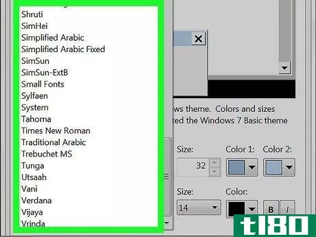 Image titled Change the Default Font on Windows 7 Step 8
