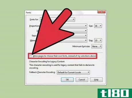 Image titled Change the Default Font in Firefox Step 8