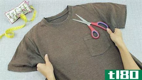 Image titled Cut a Shirt Into a Crop Top Step 1