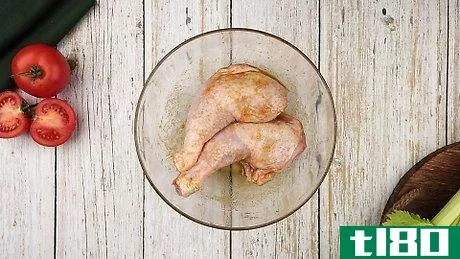 如何煮鸡腿(cook a chicken leg)