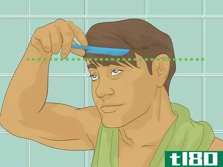 Image titled Cut Bangs for Men Step 5