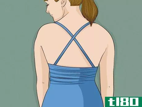 Image titled Cover a Dress with a Deep Back Step 5