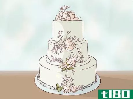 Image titled Decorate a Winter Wedding Cake Step 6