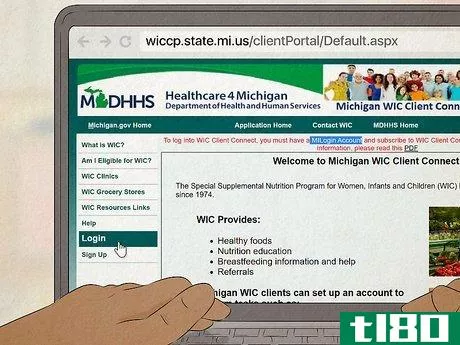 Image titled Check WIC Benefits in Michigan Step 2
