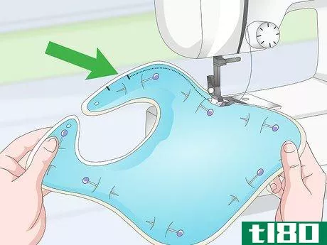 Image titled Cut and Sew a Baby Bib With Snaps Step 11