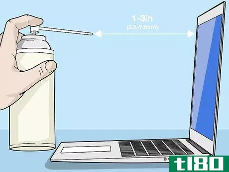 Image titled Clean a Laptop with Compressed Air Step 1
